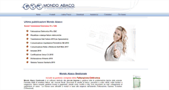 Desktop Screenshot of mondoabaco.it